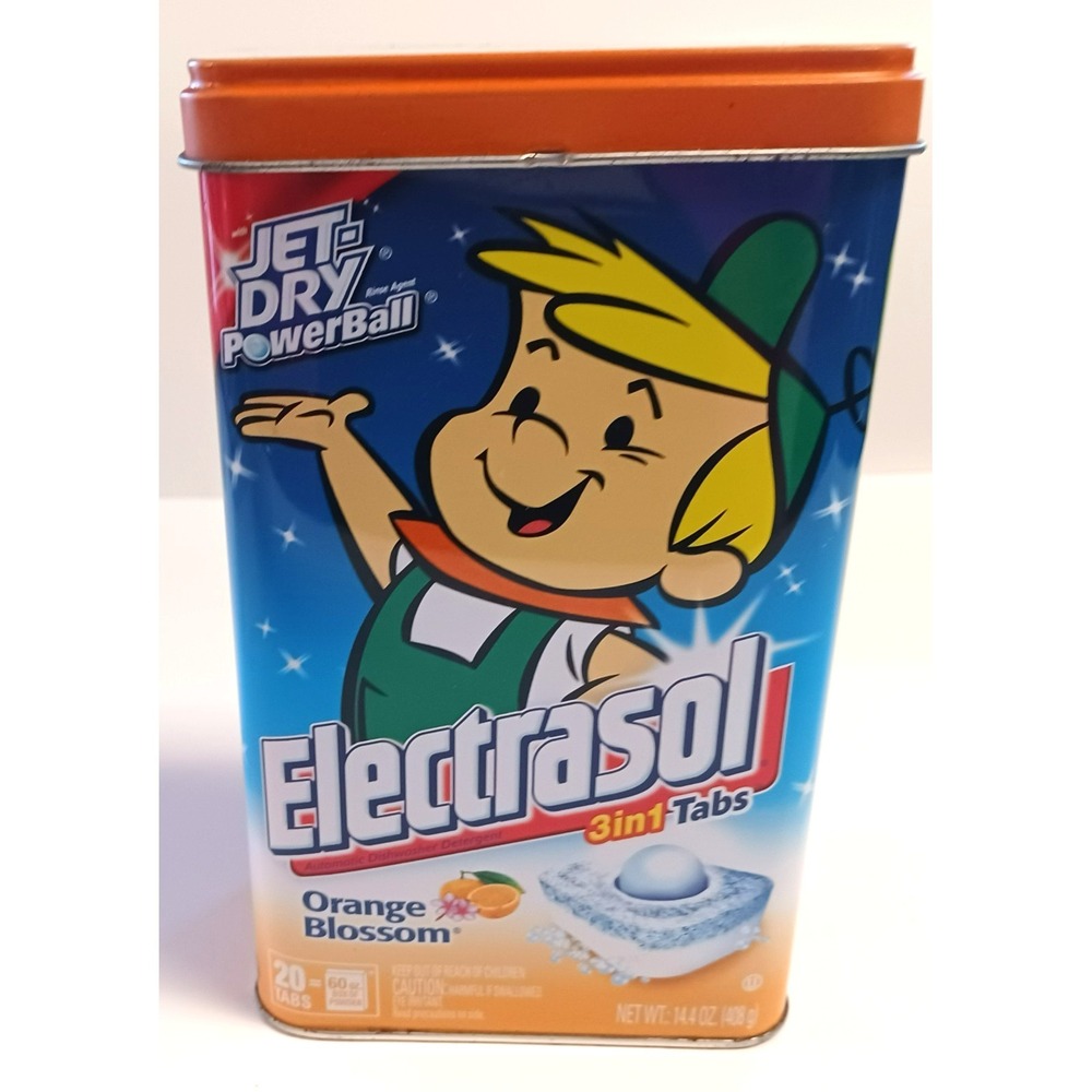 Vintage Jetsons Elroy Electrasol Metal Limited Edition EMPTY Collectors Tin